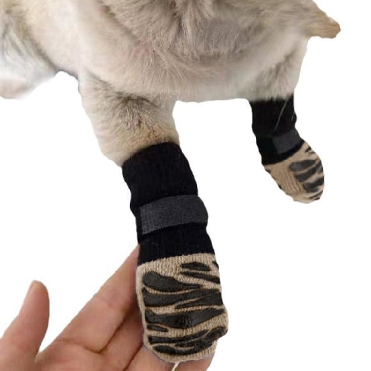 2 Paar Hondensokken Voetbedekking Huisdier Winterschoenen Antislipzolen Outdoor Laarsjes