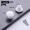 Black Mushroom Style Round Stainless Steel Cabinet Handle