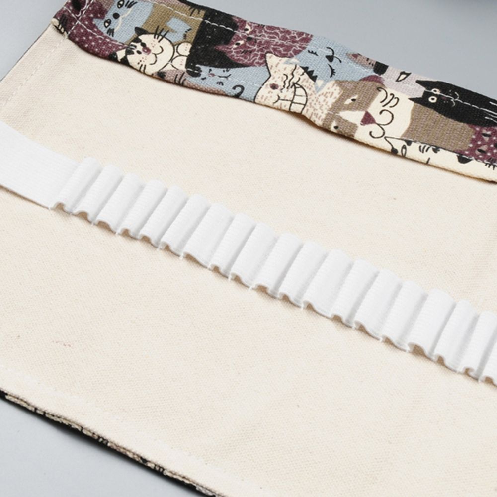 Roll up Pen Holder Case School Stationery Pencil Wrap Pencilcase Colored Pencil Cases Pen Bag