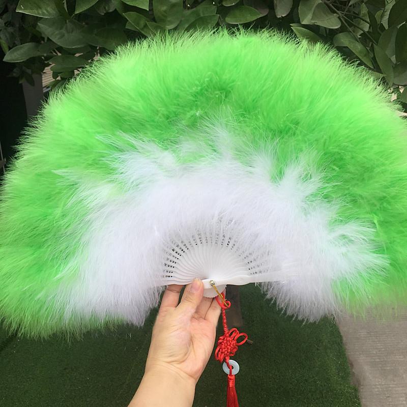 Składany Puszysty Wachlarz z Piór Słodka Wróżka Lolita Dziewczyna Mroczny Gotyk Taniec Dworski Wachlarz Ręczny Rzemiosło Artystyczne Rekwizyty Taneczne Dekoracja na Przyjęcie Weselne