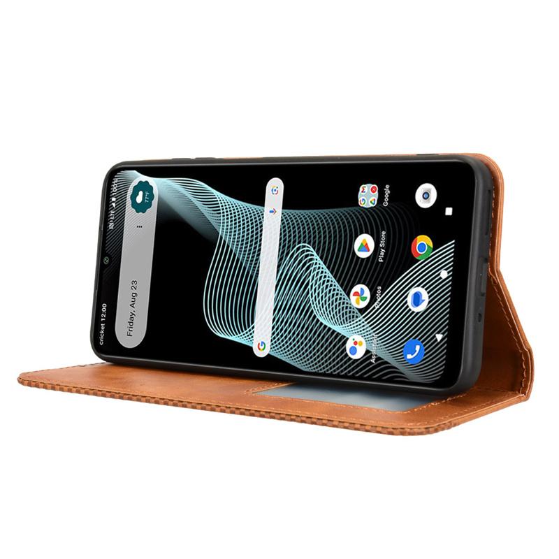 For Cricket Icon 6 Flip Leather Case Skin Magnetic Adsorption Wallet Holder Case For Cricket Icon 6 Phone Bags