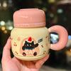 Cute Cartoon Animal Kettle Cup with Lid Girly Heart Ceramic Mug  Milk Cup for Student Dormitory  Souvenir
