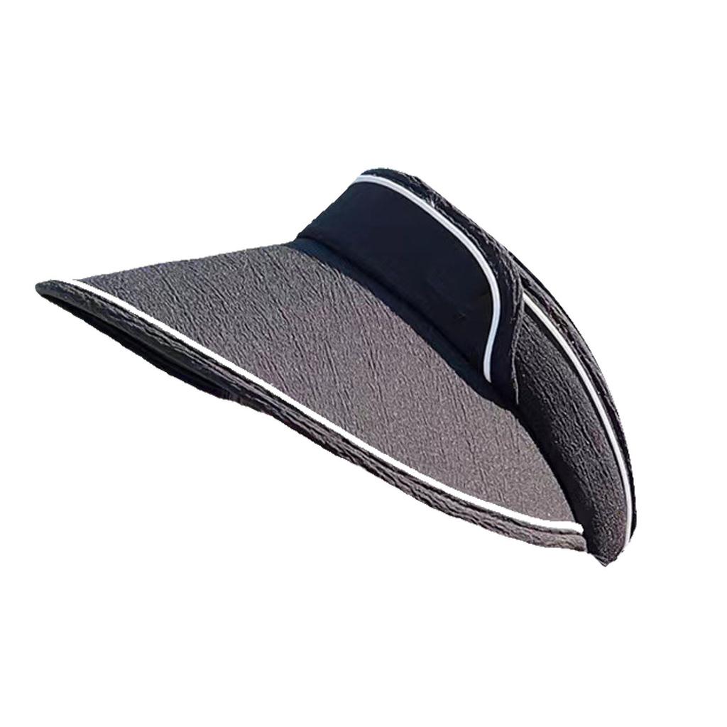 Women Sun Hat Large Brim UV ive Beach Sun Hat Fashionable Acrylic Fibres