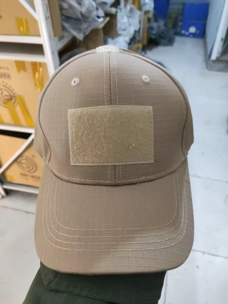 6 Panel Baseball Cap Polyester/Cotton Camo Embroidered Logo Adjustable Sun-Protection Outdoor Hunting Camping