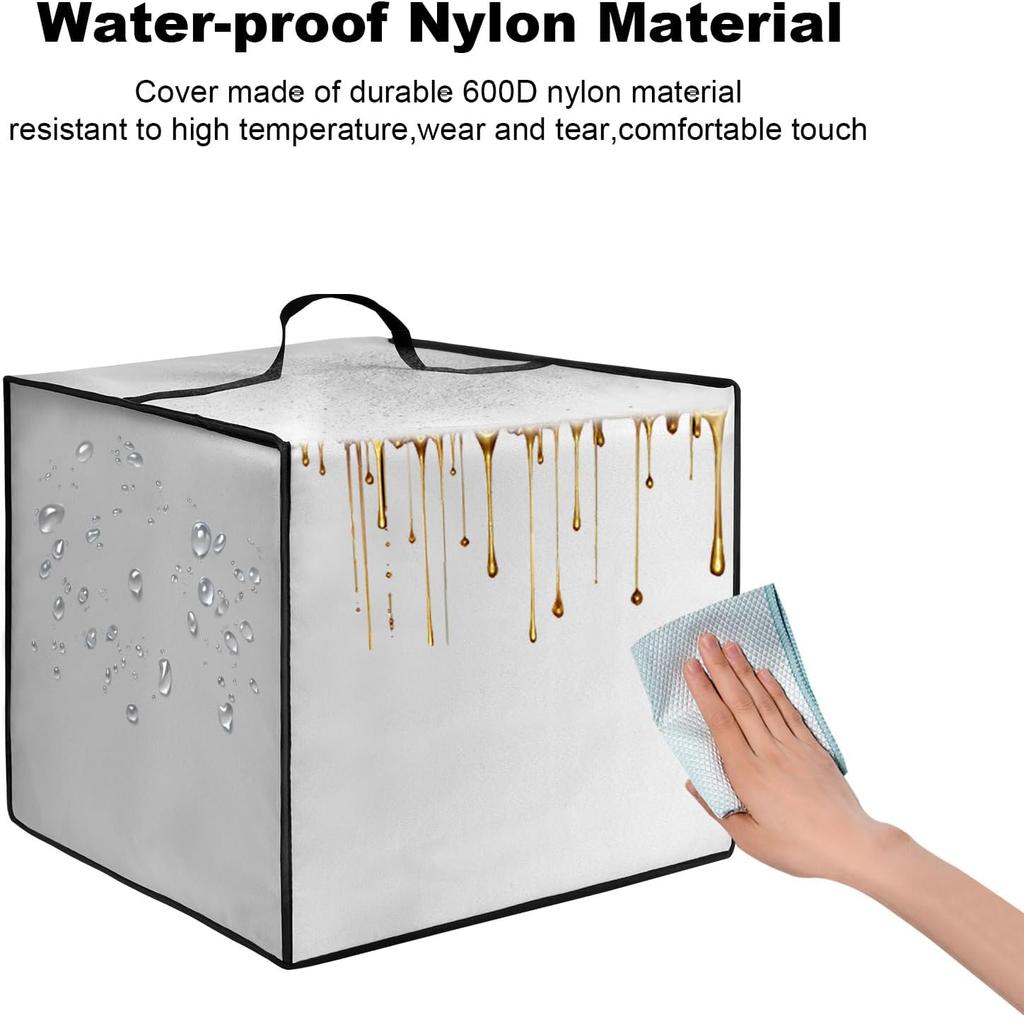 Cover Electric Frying Pan Cover Heavy Duty Waterproof Heat-Resistant Nylon Covers Case for Make Take Oven