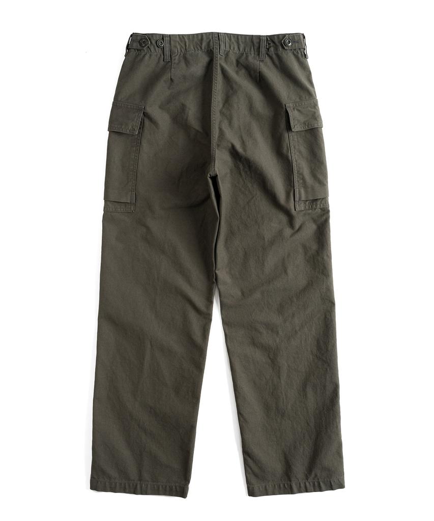 Waildeubeuligseu W24 Cotton Military Pants (Olive Green)