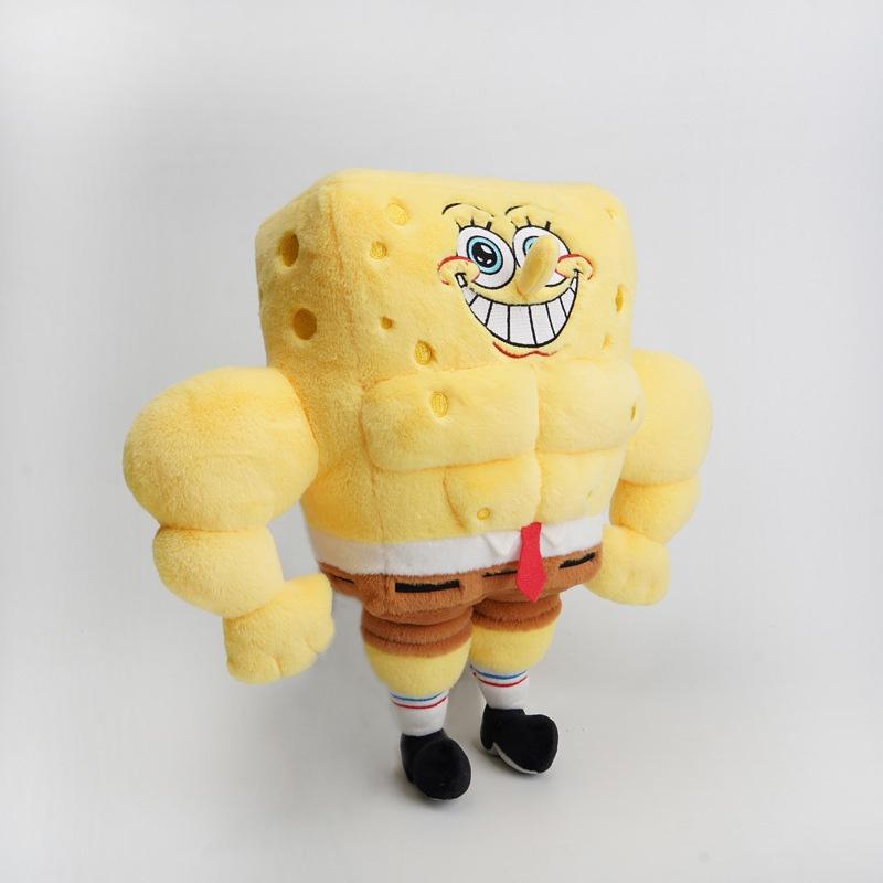New Authentic Spongebob Muscle Plush Toy For Fitness Enthusiasts Gift Wholesale