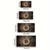 Bitcoin Pattern Area Rug, Non-Slip Mat for Kids' Room, Living Room, Bedroom, Game Room, Entryway, Bathroom, Home Decor
