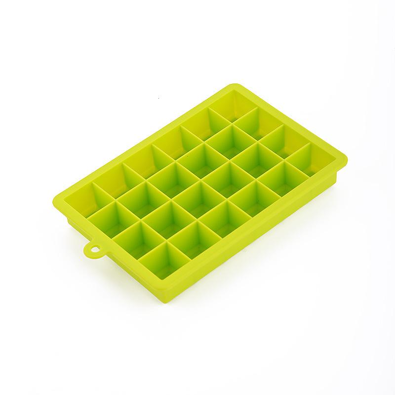 1PC Silicone 24 grids Ice Cube Maker Form For Candy Cake Pudding Chocolate Molds Easy-Release Square Shape Trays