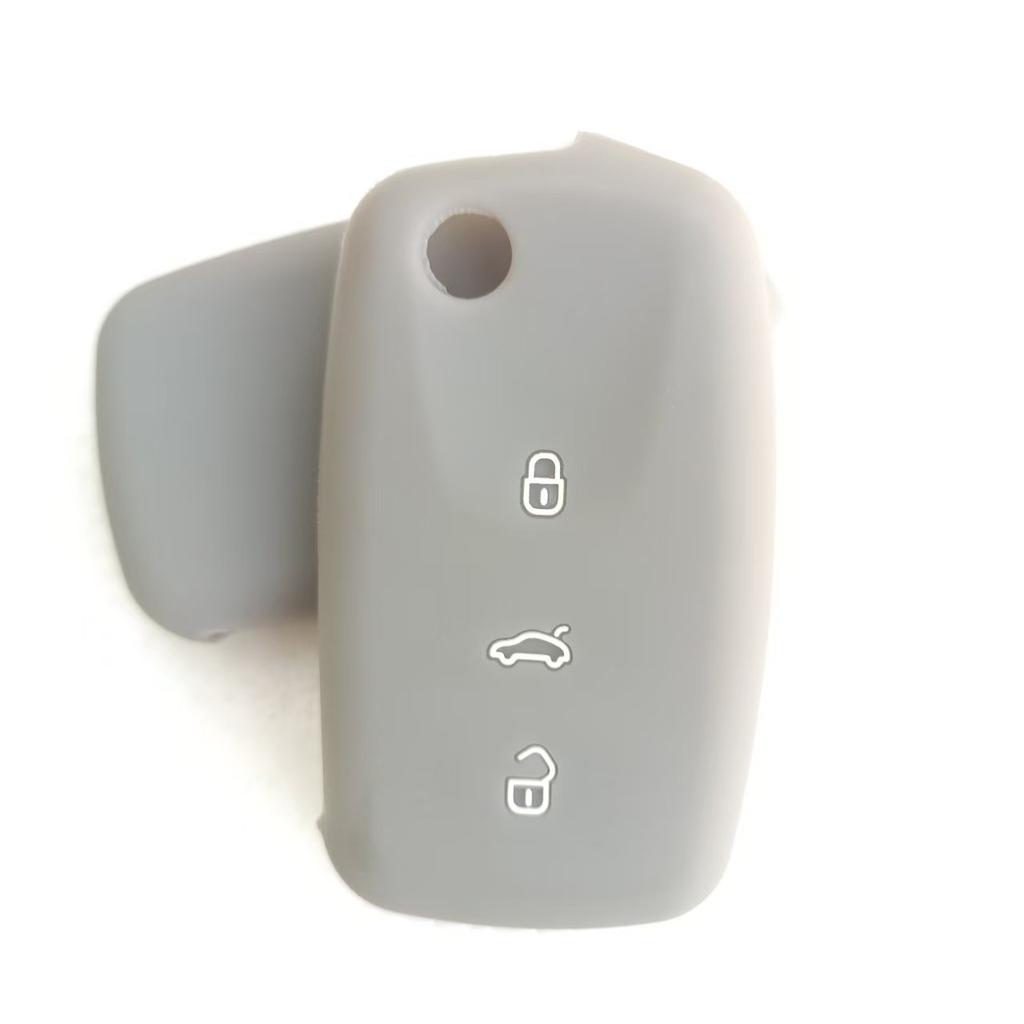 Silicone Key Cover For Seat Ibiza Leon Car Styling Key Holder Remote Flip Key Fob Protector Case
