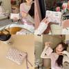 Cute Floral Cotton Wallet With Zip Pouch For Daily Use And Travel Storage For Girls