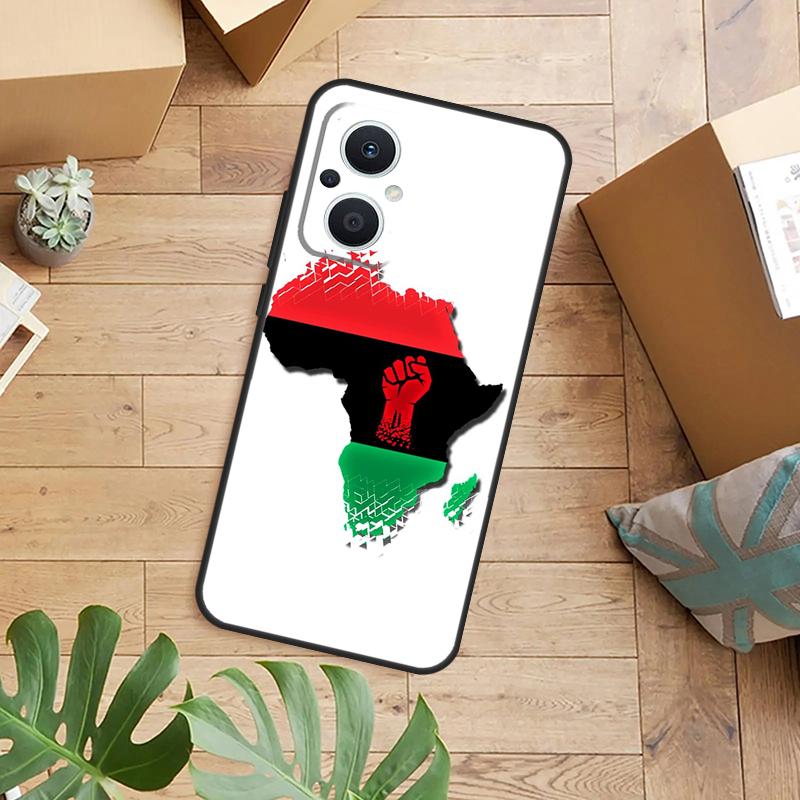 Africa Map Case For OPPO Reno 13F 14F 12F 10 11 12 13 14 Pro 8T 7 8 Lite OPPO Find X9 X6 X5 X8 Pro Cover