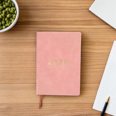 2026 Daily Weekly Monthly Planner Hardcover A5 Calendar Journal Thick Paper Rounded Corners Teacher Student Office School