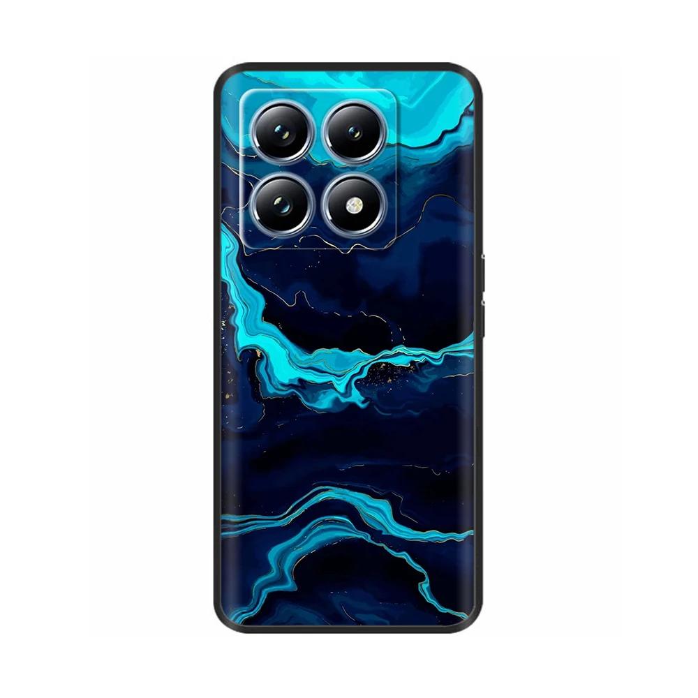 Für Xiaomi 14T Pro Hülle Silikon Luxus Blume Weicher Bumper Für Xiaomi Mi 14T Handyhülle Mode TPU Fundas für Xiaomi 14T 14 t