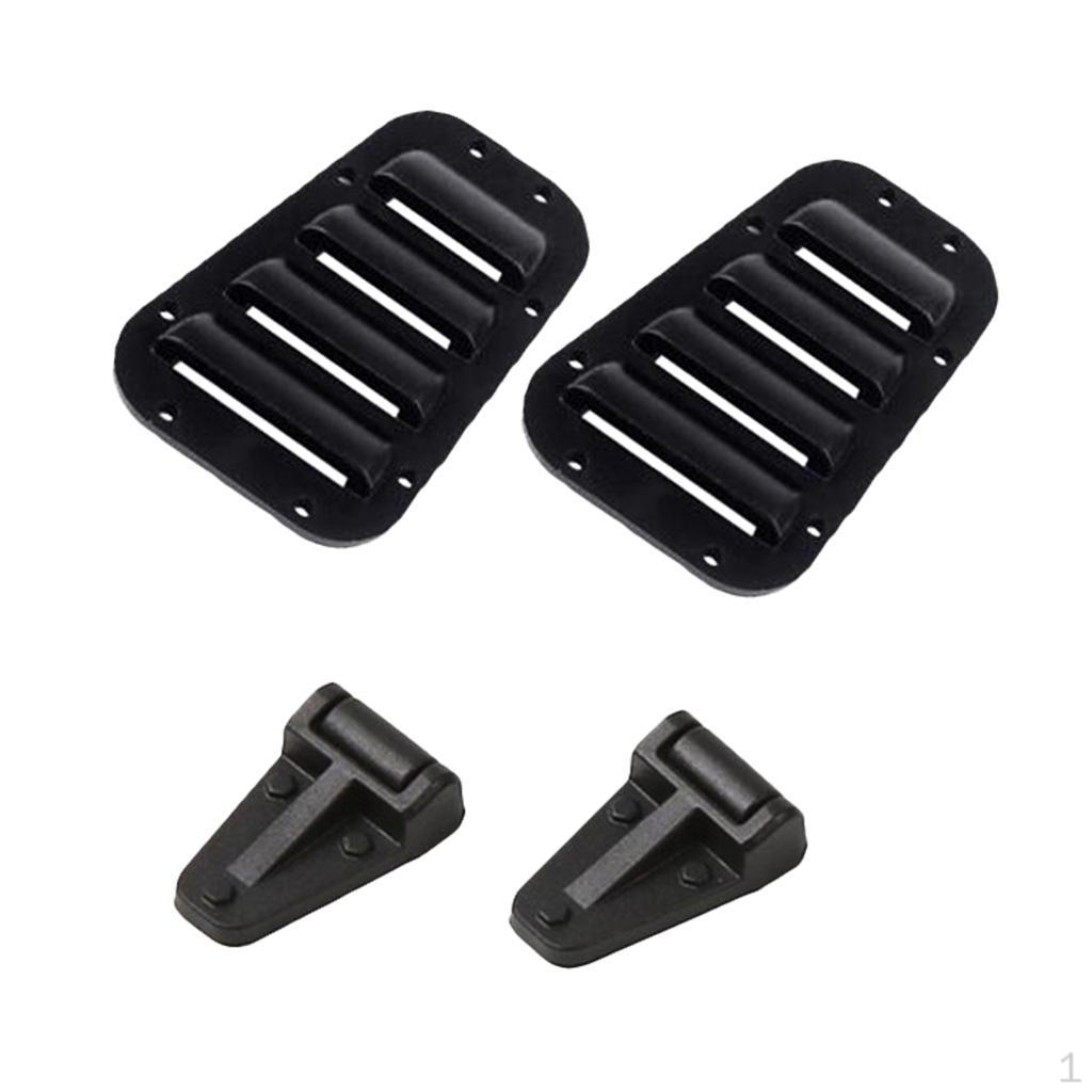 

1/10 RC Car Parts Intake Grille Cover & Engine Hinge For Traxxas -4