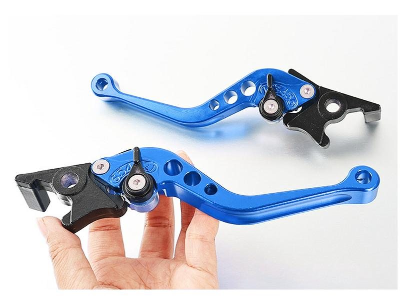 Adjustable Bull Horn Brake Levers for Little Monkey M3 Motorcycle - Front & Rear Disc Brake Modification