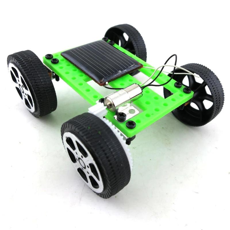 Creative Puzzle Science Lab Educational Model Toy Diy Solar Car Flatbed Diy Assembly Kit Parent-Child Interactive Birthday Gift