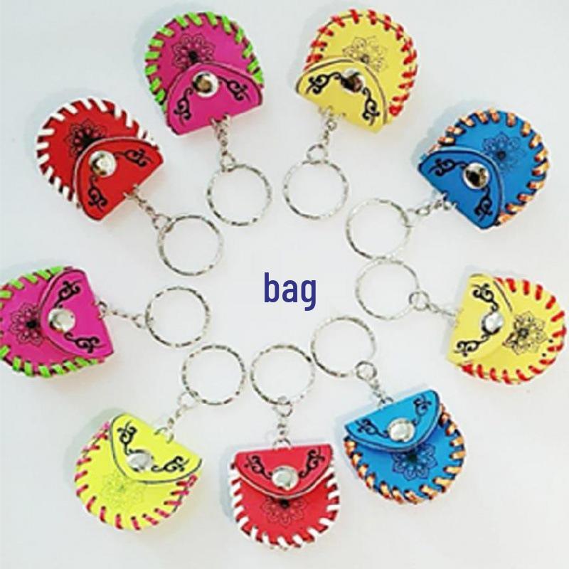 Mongolian Yurt Souvenir Keychain Pendant