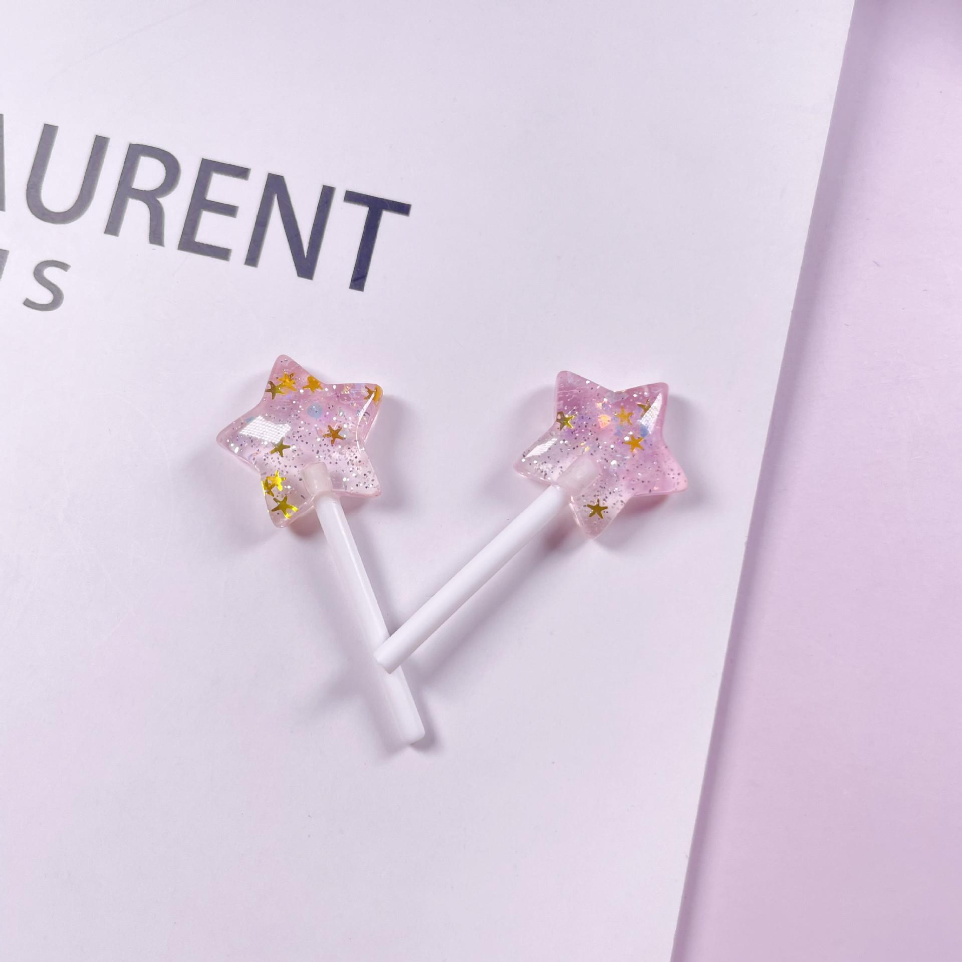 

Корейский мечтательный переливающийся леденец-звезда, подвеска, чехол для телефона для детей - DIY украшение для ювелирных изделий 21x48mm