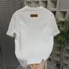 Men's Trendy Cotton Steel Letter Print T-Shirt - Summer Loose Fit, Round Neck