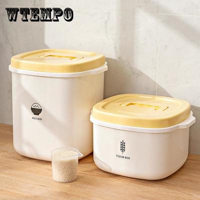 Multifunctional Rice Bucket Silicone Sealing Ring Moisture-proof Sealed Grain Storage Box Rice Tank Cereal Storage Container Food Dispenser Flour Jar