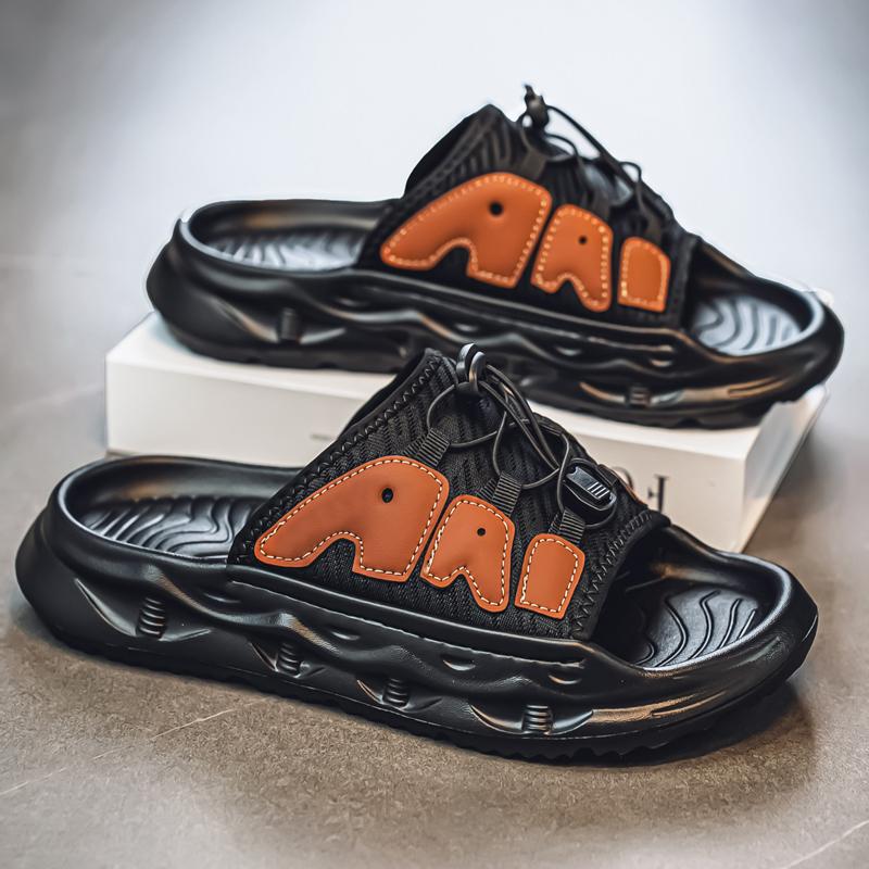 Móda CYYTL Pantofle Pánské Letní Ležérní Venkovní Plážové Boty Sandály Chůze Nazouváky Pohodlí Luxusní Značkové Kožené Módní Lehké