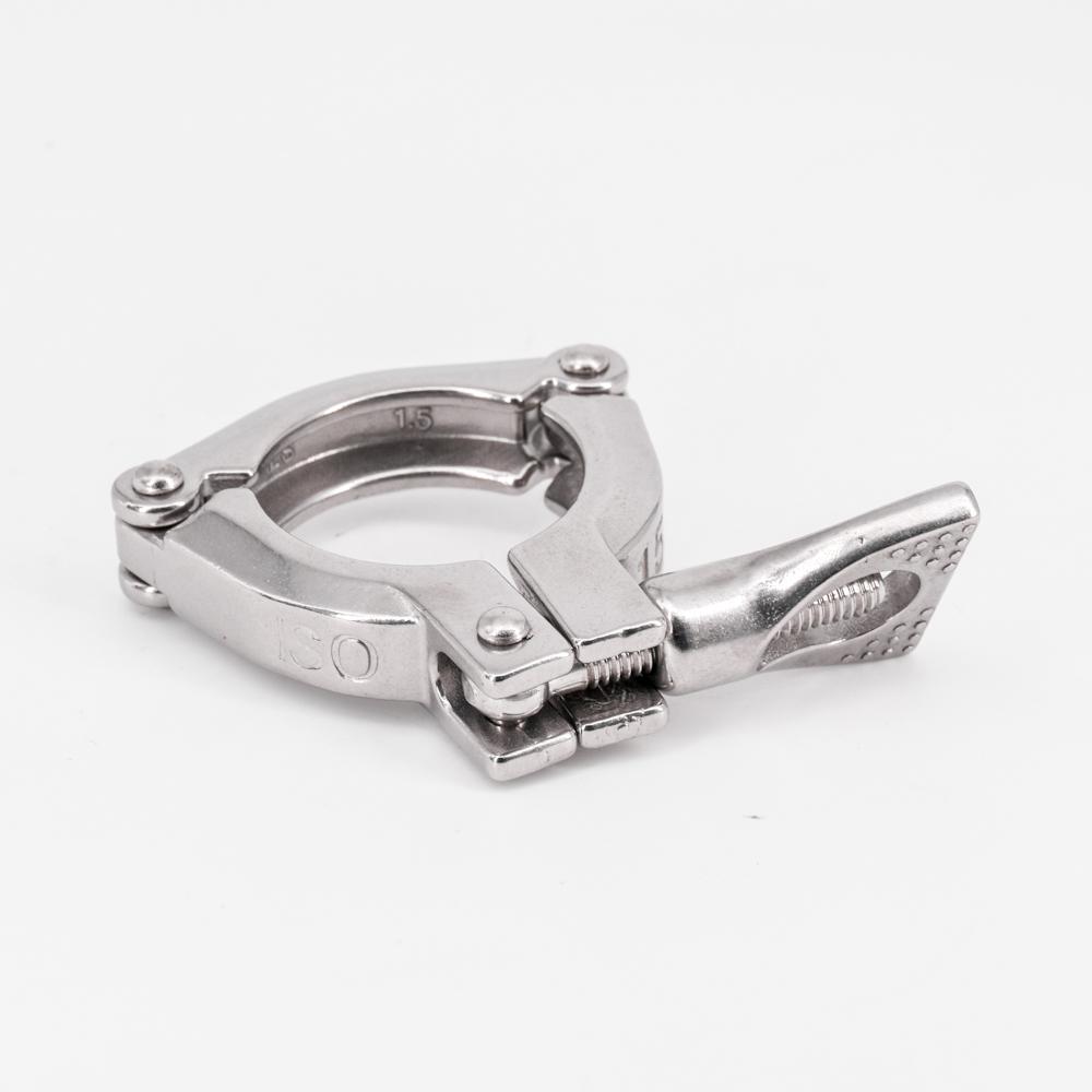 1.5" 2" 2.5" 3" 3.5" 4" 4.5" Abrazadera Tri Clamp Acero Inoxidable 304 Tres Secciones Sanitaria Accesorios de Abrazadera Tri Clamp Para Cerveza Casera