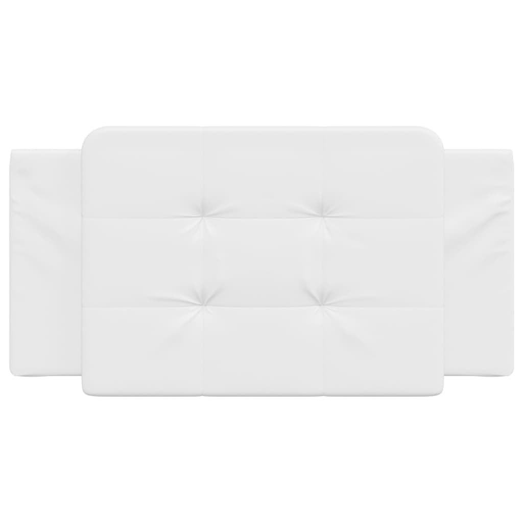 Vidaxl Headboard Pillow, White, 100 Cm, Faux Leather