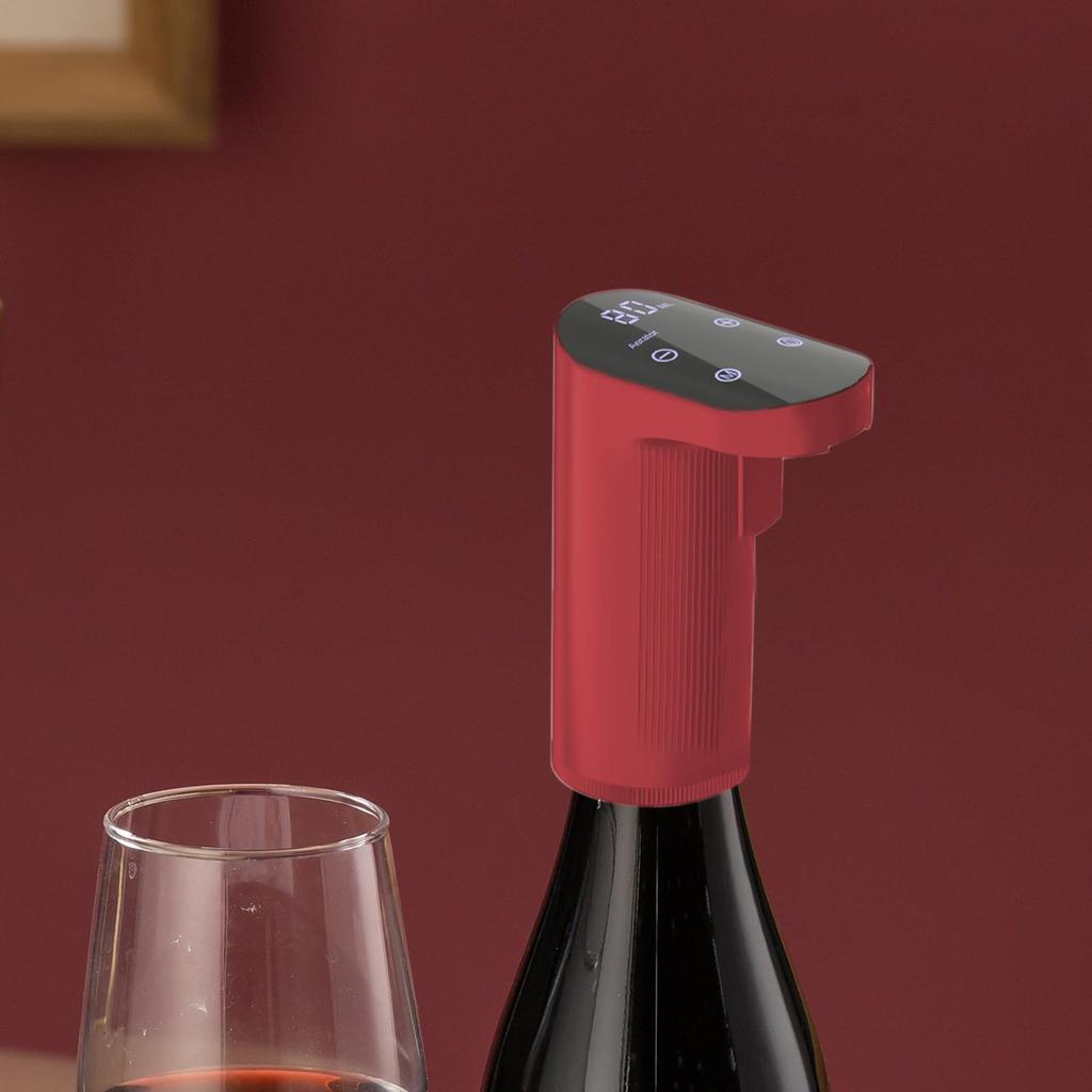 Protable Electric Wine Decanter USB Rechargeable Wine Dispenser Whiskey Adjustable Quantity Liquor Wine Pump Wine Accessories