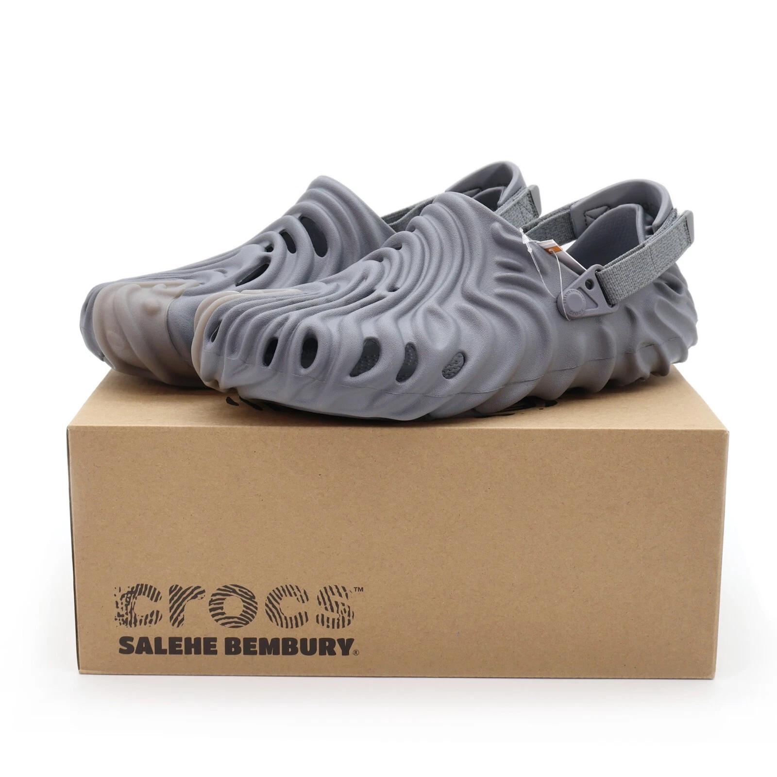 

207393-1MA Salehe Bembury Crocs Pollex Clog Niagara Charcoal Grey Brown (Men s) US 11