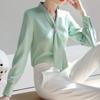 Women Spring Autumn Blouses Shirts Lady Casual Long Sleeve Bow Tie Collar Blusas Tops