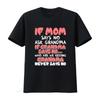 Kinder Wenn Mama nein sagt frag Oma nie T-Shirt vintage Gewaschen Designer-Kleidung Bequem Vielseitiges Oberteil Für den Alltag Weich