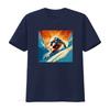 Telemark Skier T Shirt Retro Carving Vintage Adventure Skiing Ride Tele Long or S Vintage Washed Streetwear Comfortable