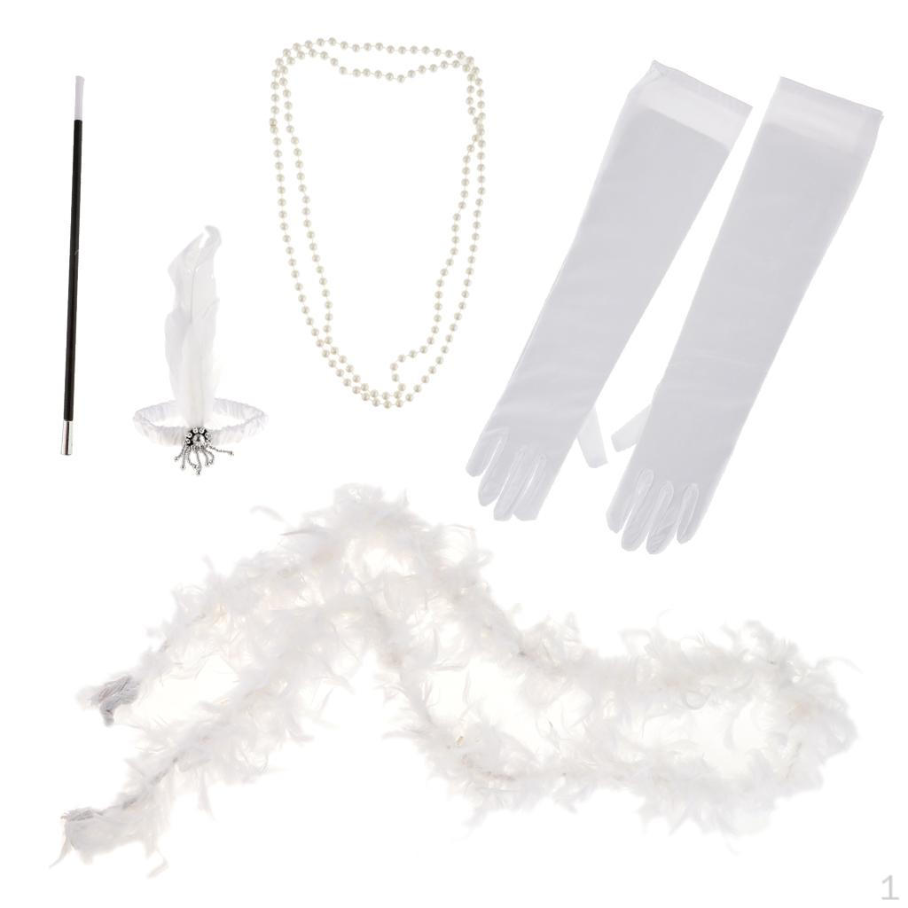 Feathered Party Attire - 5 Piece Collection