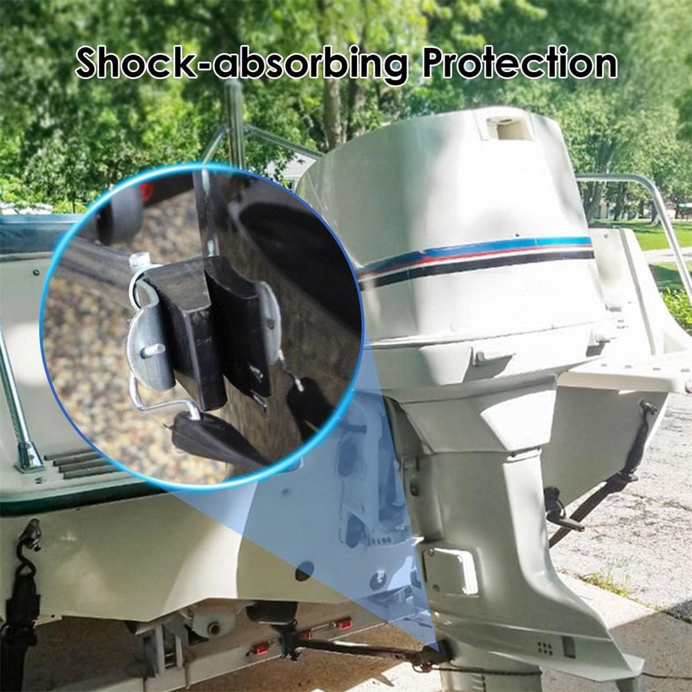 181440 Rubber V-Block with Hole Fit For Transom Saver For Tracker Marine Y-frame