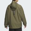 Adidas Woven Jacket Reflective Stripes Sports Casual Hooded Jacket Men Jackets Rock-Olive-Green JF0964