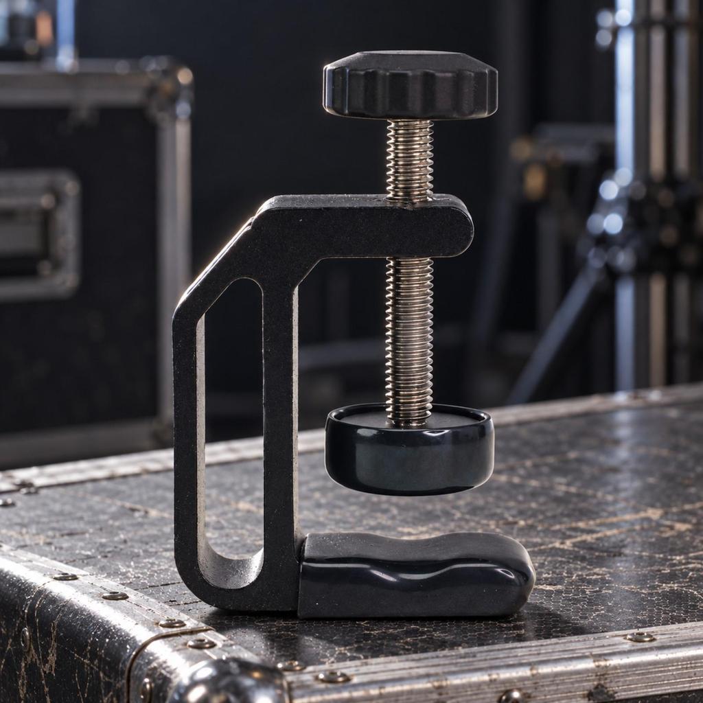 Photography C-Clamp Padded C-Shaped Studio Clamp Adjustable for Photographers,