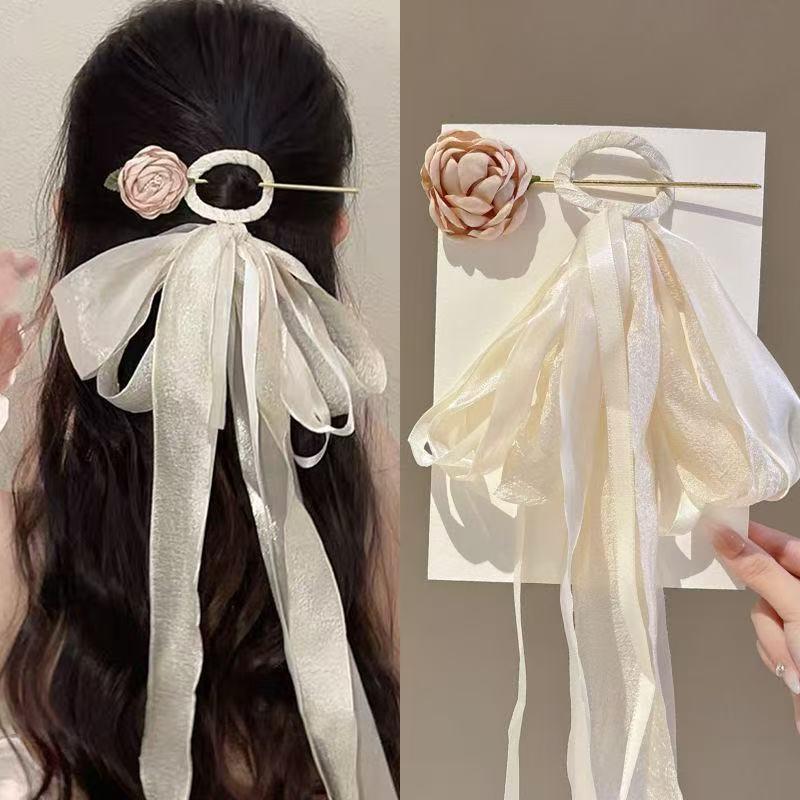 Sandalwood Women's Hairpin: Elegant Modern-Chinese Style Wooden Updo Stick