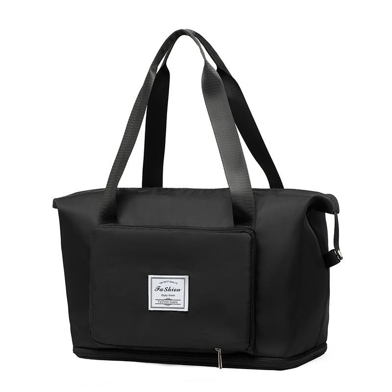 Sports Fitness Bag Wet and Dry Separation Travel Bag Foldable Bag Portable Boarding Bag Outdoor Luggage Storage Bag