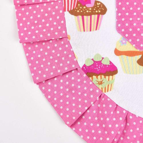 Pknoclan Kinder-Schürze für Mädchen, Niedliche Kinder-Schürze mit verstellbarem Nackenband und Taschen, 100% Baumwolle, Leicht an- und auszuziehen, Perfekt zum Backen, C