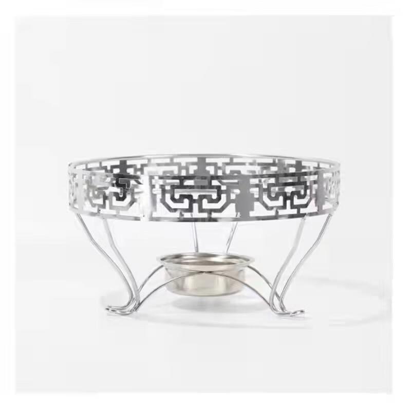 ZISIZ Wrought Iron Alcohol Hot Pot Stove Stand
