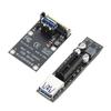 Graphics Cards Connector MINI PCI-E to PCI-E X1 Card Extension Port Adapter Riser Card with 30cm USB 3.0 Cable Durable