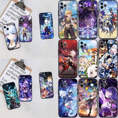 Genshin Impact Handyhülle für iPhone 6 6s 7 8 11 12 13 14 15 XS Pro Max XR X SE Samsung S20 S21 S22 S23 S24 FE Ultra S8 S9 S10 Plus Lite S21S S10E