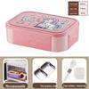 Microwaveable 304 Stainless Steel Compartment Lunch Box