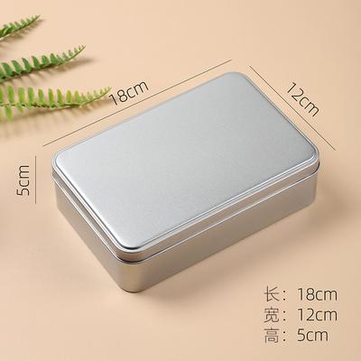 Rechthoekige Metalen Blikken Opbergdoos Duurzaam Stalen Container met Afneembaar Deksel voor het Organiseren van Kleine Items en Accessoires