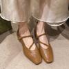 Spring/Summer Elegant Retro Mary Jane Casual Flat Shoes New Soft Comfortable Ballet Shoes Women Chaussure Femme