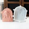 3D Gypsum Candle Mold Reusable Silicone Mold for Cake Decorating Practical Aromatherapy Crafting Mould Jewelry Supplies