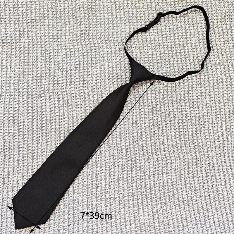 Bambini Piccoli e Bambini Grandi Adulti Unisex Studenti Maschi e Femmine Twill Nero Cravatta Lunga e Corta Oggetti di Scena per Performance Fotografiche