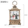 2025 1pcs Lighted Christmas Snow Globe Lantern Battery Operated LED Night Light With Hook Christmas Tree Ornaments Gift Ideas