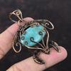 Amazonite  Pendant Copper Wire Wrapped Pendant Amazonite Gemstone Jewelry Tortoise Pendant Copper Wire Jewelry Handmade Pendant Gift For Him